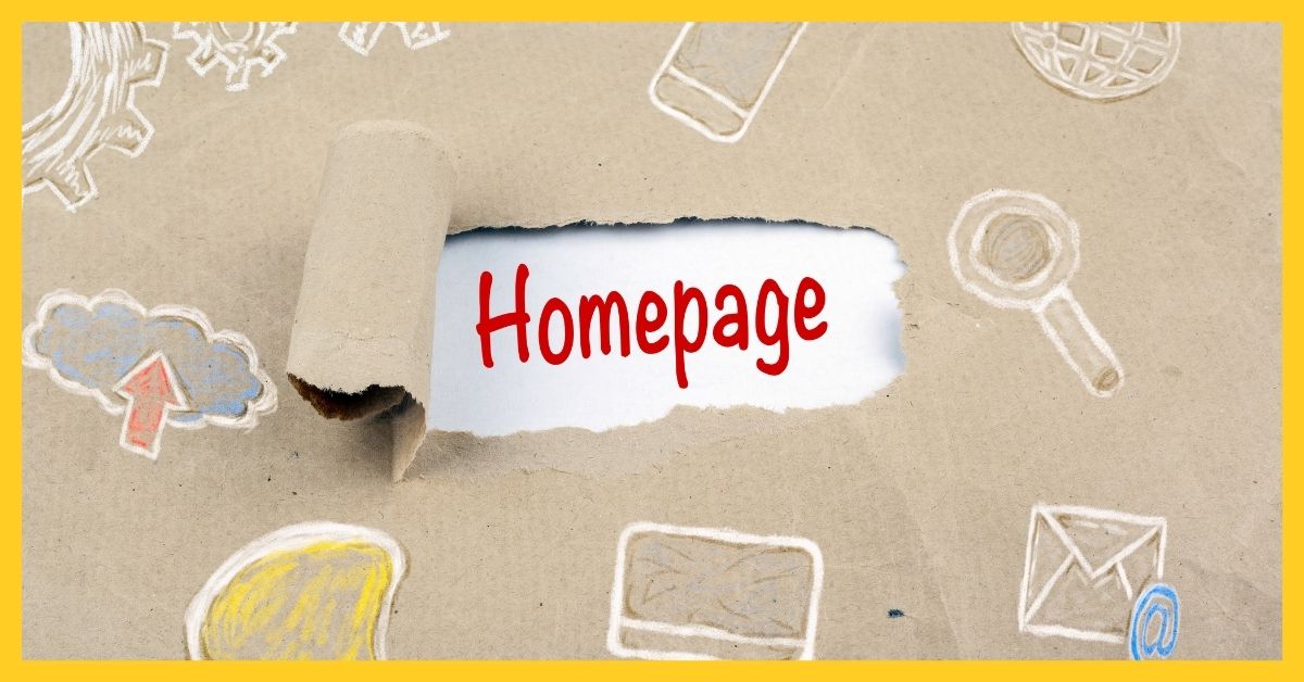 que es una home page